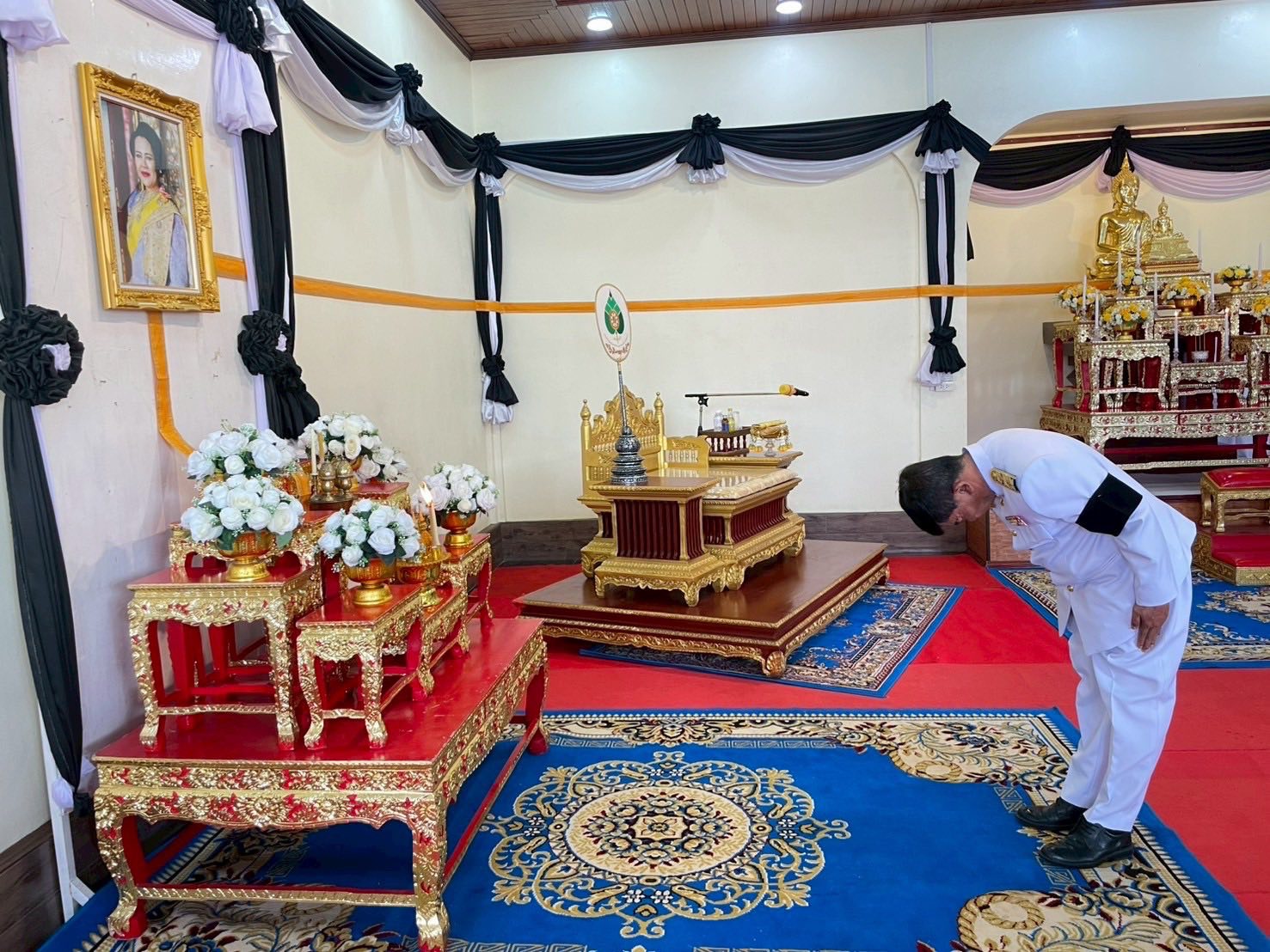 พช.สว่างแดนดิน : ร่วมพิธีบำเพ็ญกุศล ในวาระครบ 50 วัน (ปัญญาสมวาร)  แห่งการสวรรคต สมเด็จพระนางเจ้าสิริกิติ์ พระบรมราชชนนีพันปีหลวง