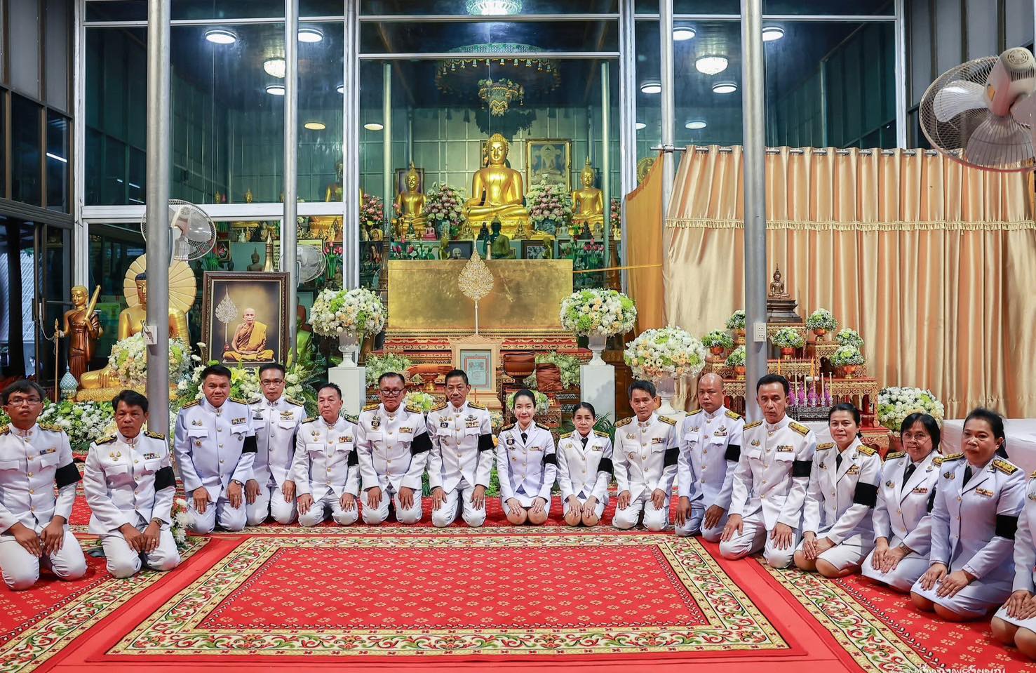 พช.สว่างแดนดิน :ร่วมพิธีวางพวงมาลา พระราชมงคลวชิรธรรม วิ.(หลวงปู่บุญมา คมภีรธมฺโม)